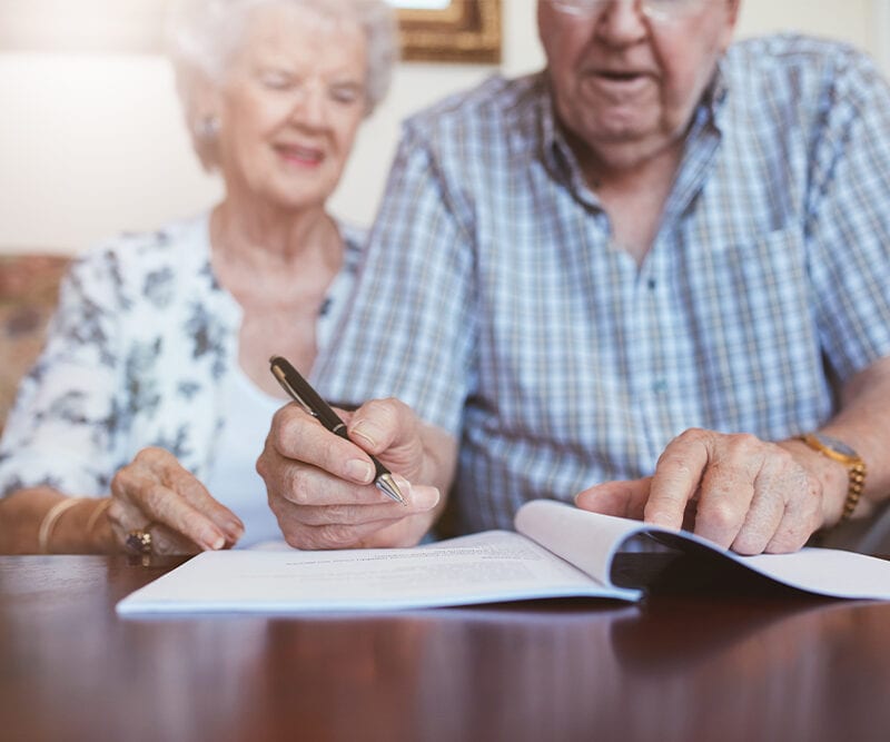 moving into a retirement village paperwork