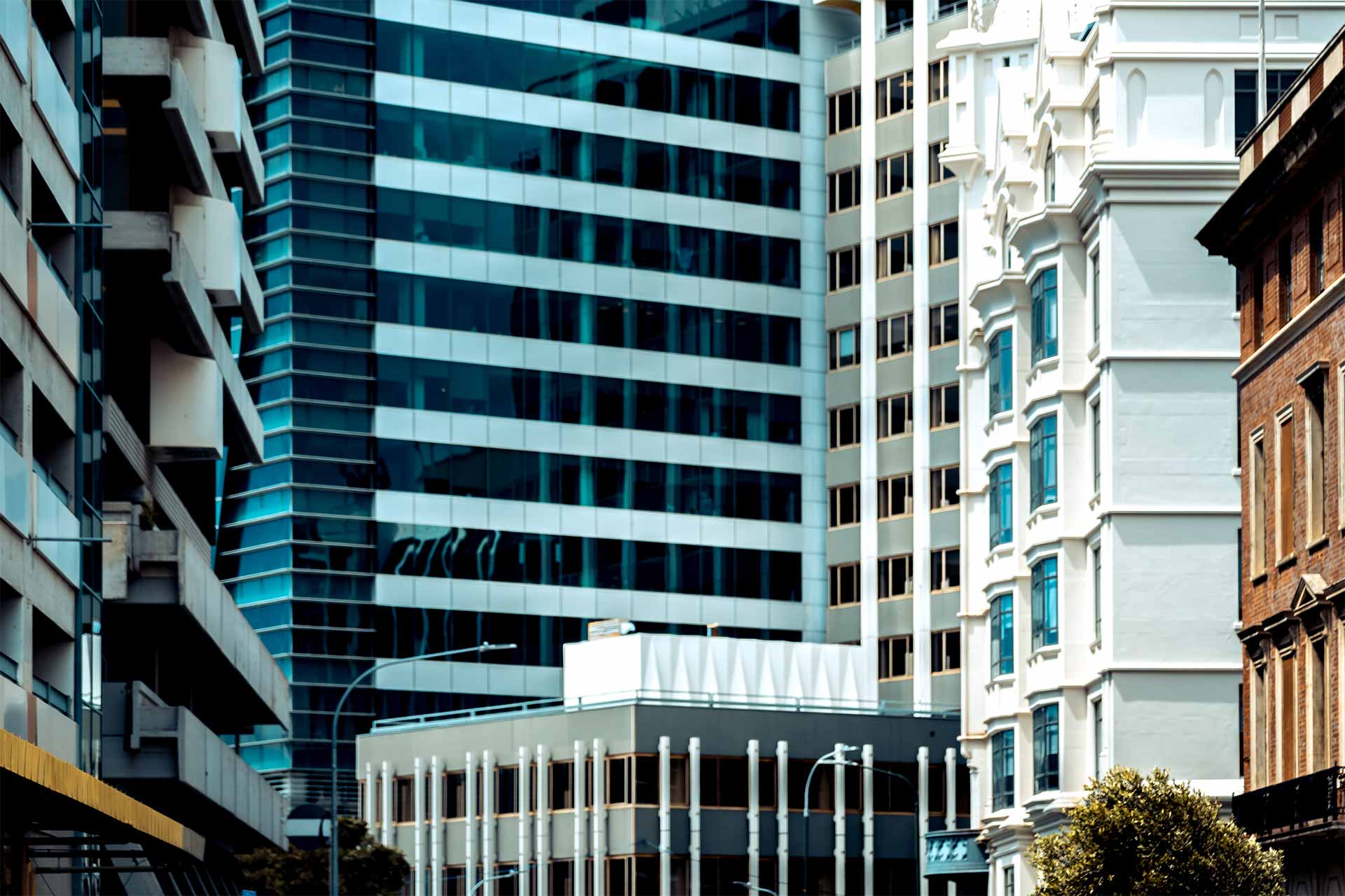 Commercial building close up - Wellington