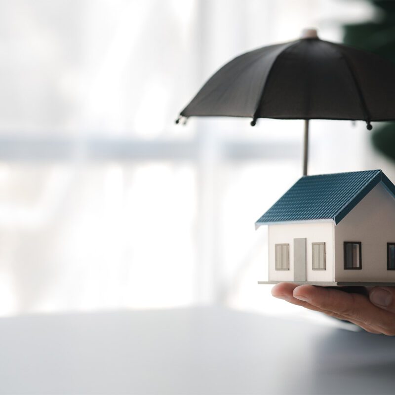 Home protected by insurance under umbrella
